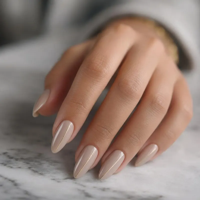 Beige with gold line — FiberTech system